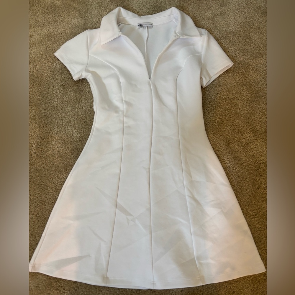 Zara Interlock Shirt Dress